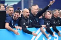 Pep Guardiola’s awkward conversation with staff member’s partner over title party