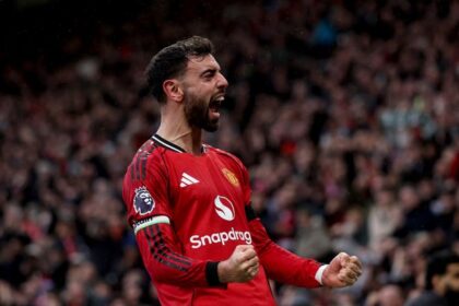 Bruno Fernandes named Premier League player of the season after stellar Man Utd campaign