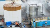 50,000 California residents are waiting to see if officials can keep this chemical tank from exploding