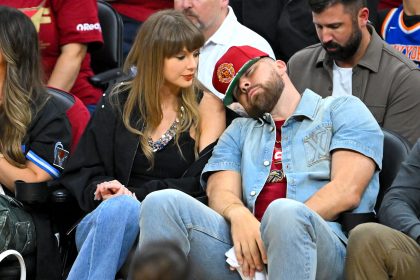 Taylor Swift and Travis Kelce Cause a Stir With Knicks/Cavs Front Row Appearance