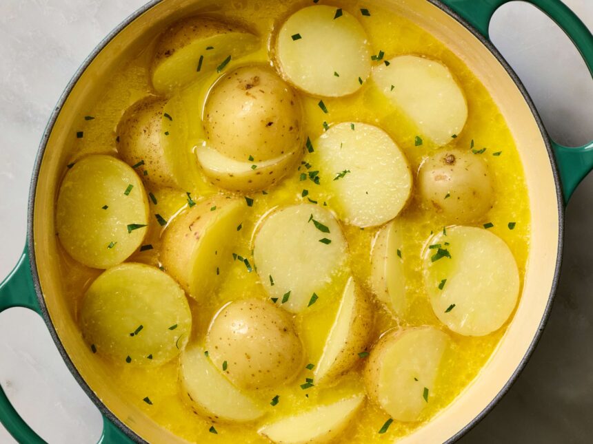 My 3-Ingredient Butter Bath Potatoes Are the Midwestern Star of Every Cookout