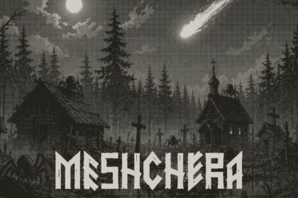 Check out Meshchera, an atmospheric match-three game for Playdate set in a haunted marsh