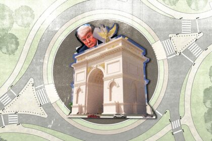 Trump’s arch now has elevators—and a 0 million price tag